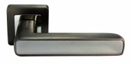 Ручка дверная №44_графит/хром