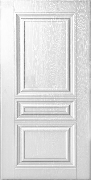 Стальная дверь ДК-1 Альбер браш серебро