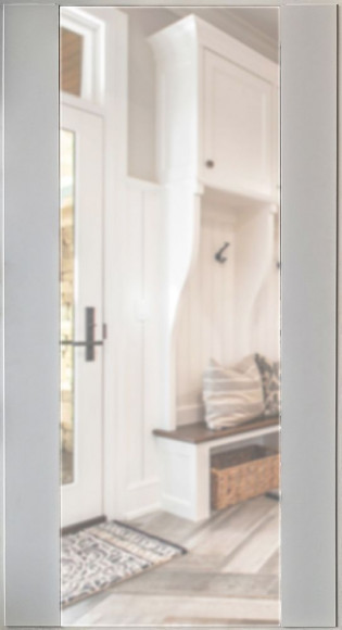 Стальная дверь ДК-1 Софт белый снег