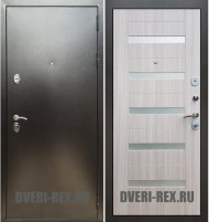 Стальная дверь Рекс 5А Антик серебро / СБ-14