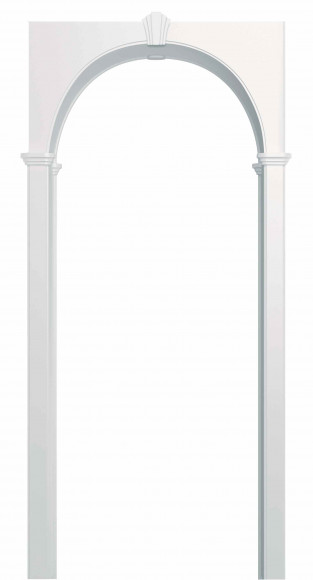 Арка Милано Эмаль белая