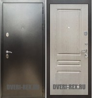 Стальная дверь Рекс 5А Антик серебро / ФЛ-243