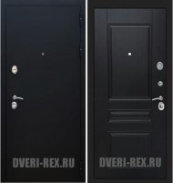 Стальная дверь Рекс 5А Черный муар / ФЛ-243