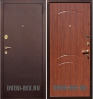 Стальная дверь Рекс 1А Антик медь / ФЛ-110