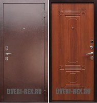 Стальная дверь Рекс 1 Антик медь / ФЛ-2