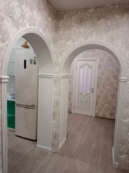 Арка Классика белая с патиной серебро Арка Классика белая с патиной серебро