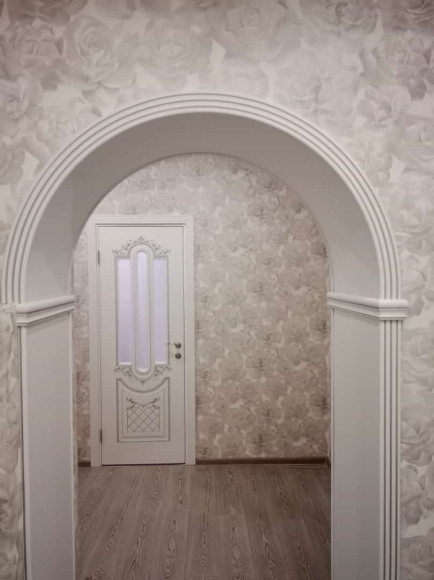 Арка Классика белая с патиной серебро Арка Классика белая с патиной серебро