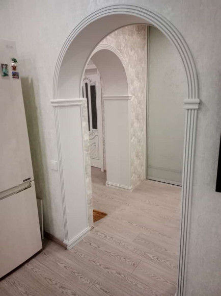 Арка Классика белая с патиной серебро Арка Классика белая с патиной серебро