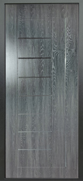 Стальная дверь Люкс 3К Дуб филадельфия графит