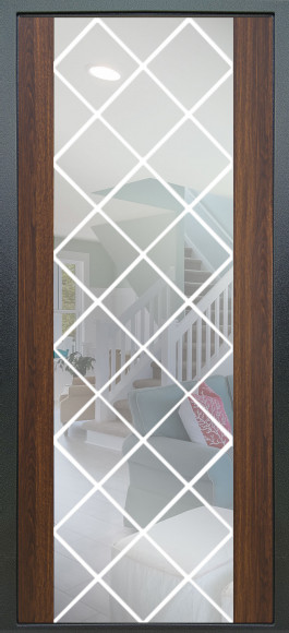 Стальная дверь Люкс 3К Вояж "Ромб средний"