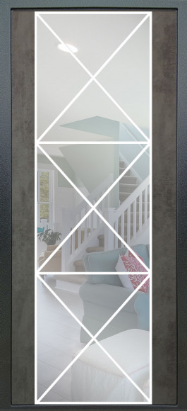 Стальная дверь Люкс 3К Вояж "Ромб большой"