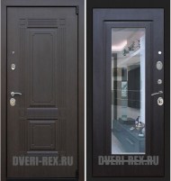 Стальная дверь Рекс 9 Викинг ФЛЗ-120 с зеркалом