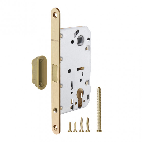 Замок межкомнатный Fuaro под цилиндр MAGNM85C-50 Золото Замок межкомнатный Fuaro под цилиндр MAGNM85C-50 Золото