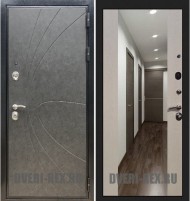 Стальная дверь Рекс Премиум 248 / СБ-16 с зеркалом