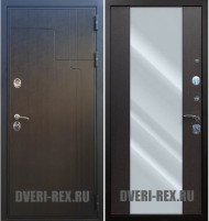 Стальная дверь Рекс Премиум 246 / СБ-16 с зеркалом