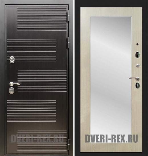 Стальная дверь Рекс Премиум 185 / Пастораль с зеркалом