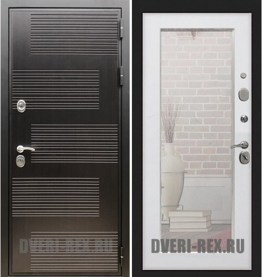 Стальная дверь Рекс Премиум 185 / Пастораль с зеркалом