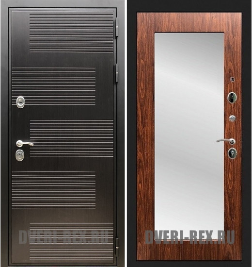 Стальная дверь Рекс Премиум 185 / Пастораль с зеркалом