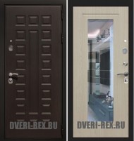 Стальная дверь Рекс Премиум 3К ФЛЗ-158 с зеркалом