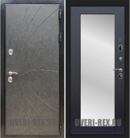 Стальная дверь Рекс Премиум 248 / Пастораль с зеркалом