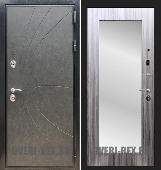Стальная дверь Рекс Премиум 248 / Пастораль с зеркалом