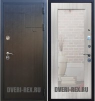 Стальная дверь Рекс Премиум 246 / Пастораль с зеркалом